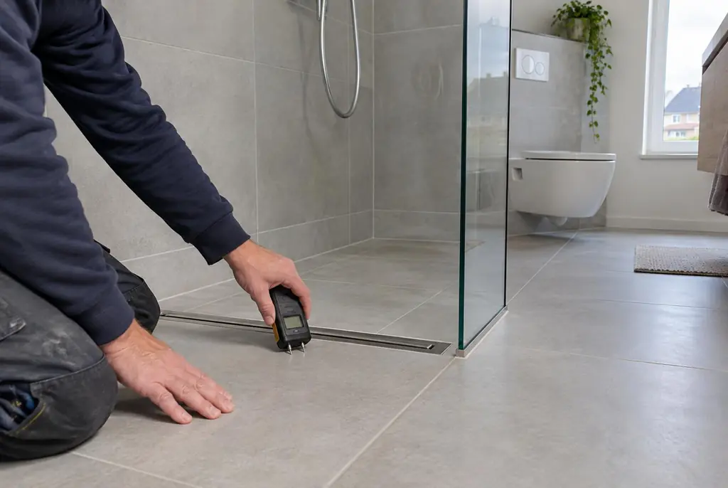 Lekdetectie Landsmeer – badkamer in een nieuwbouwwoning